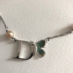 Retro Dior butterfly necklace